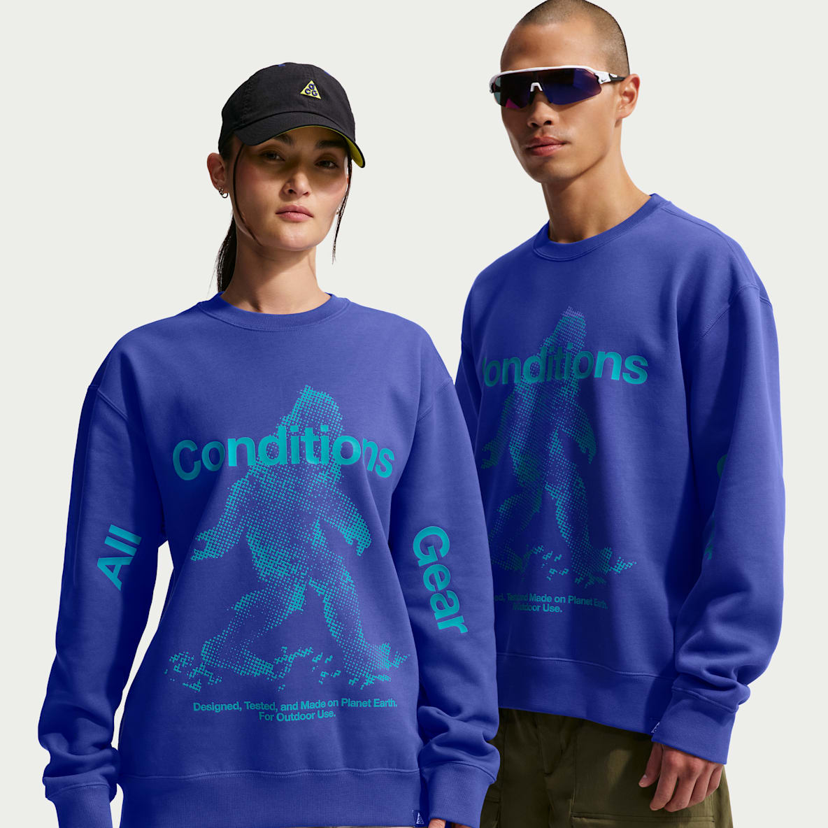 Nike ACG "Tuff Fleece" Therma-FIT 男子拒水加绒套头圆领运动衫