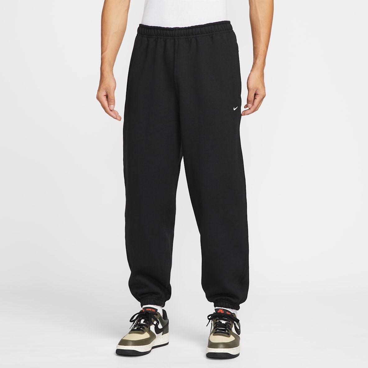 Nike Solo Swoosh 男子收口加绒长裤