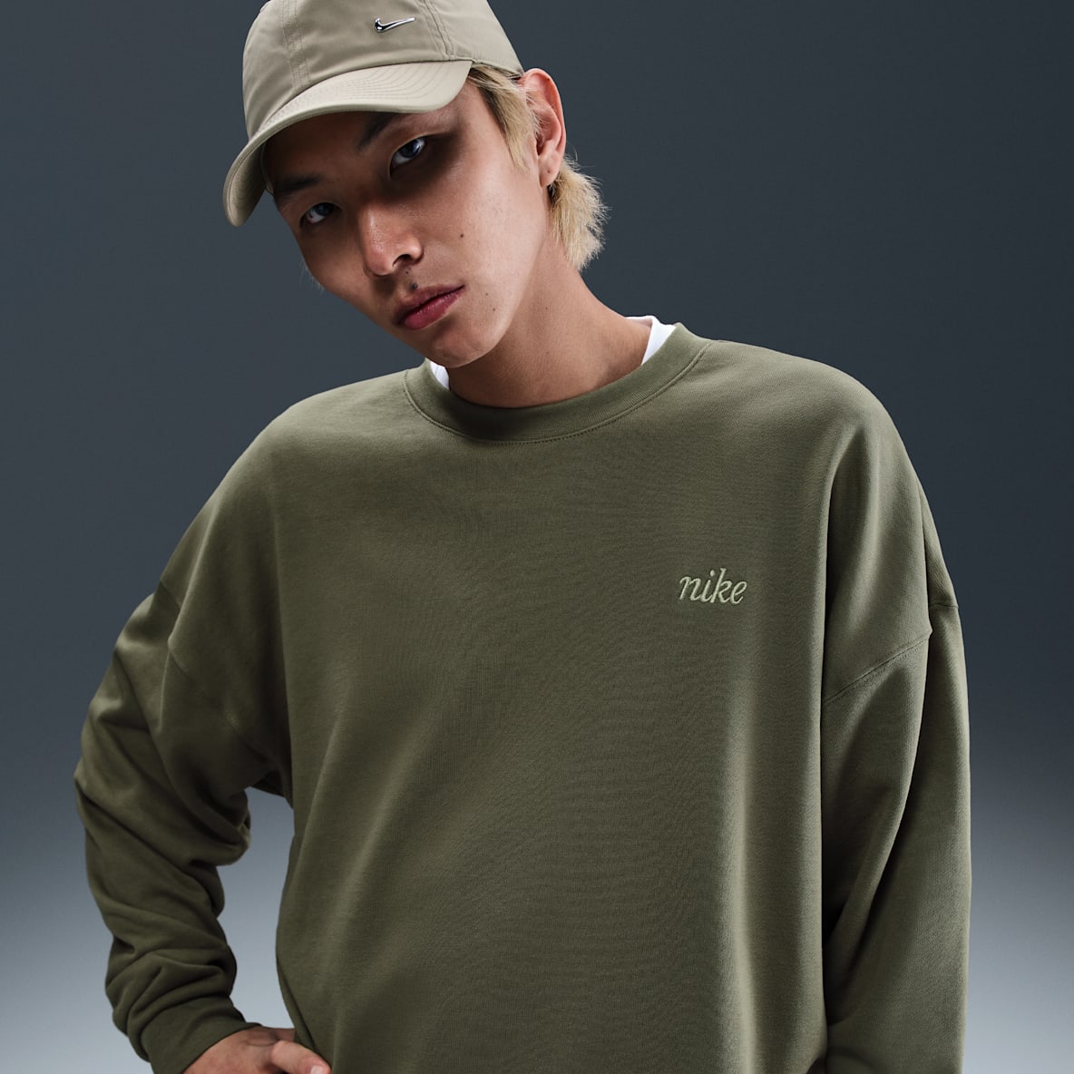 Nike Club Nike Club 男子 Oversize 风圆领上衣