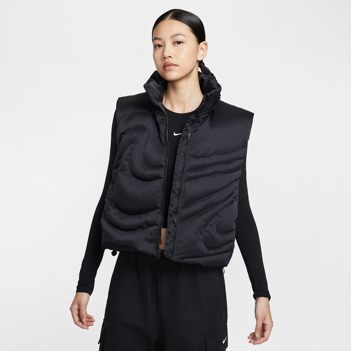 Nike Sportswear Swoosh Series 耐克暖钩羽绒服系列女子 Oversize 风羽绒马甲