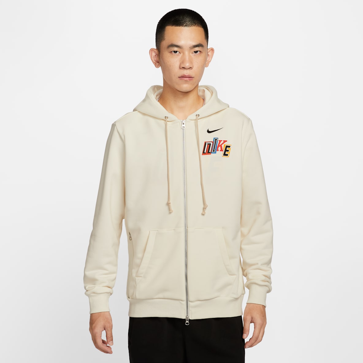 Nike Standard Issue Dri-FIT 男子速干全长拉链开襟篮球连帽衫