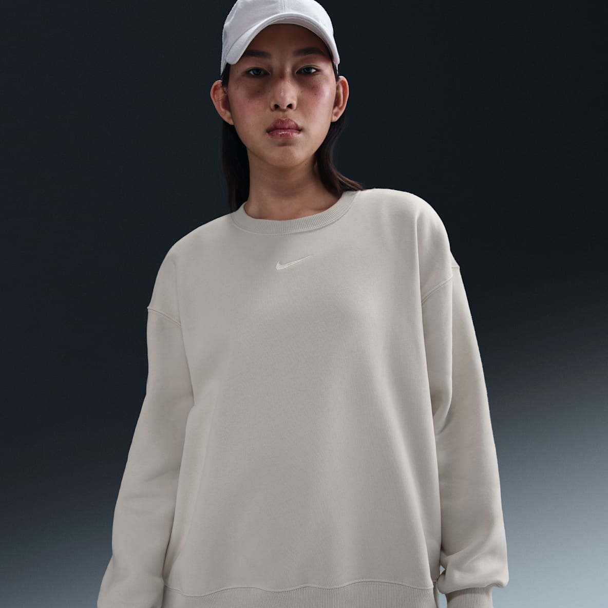 Nike Sportswear Phoenix Fleece Nike Sportswear Phoenix Fleece 女子 Oversize 风加绒圆领运动衫
