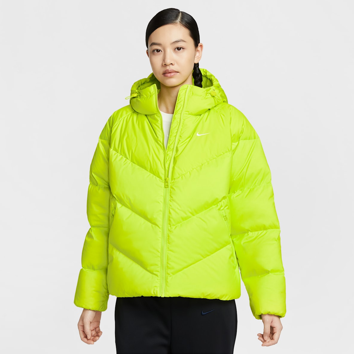 Nike Sportswear Windpuffer Storm-FIT 耐克升级款暖风系列女子防风拒水连帽羽绒夹克