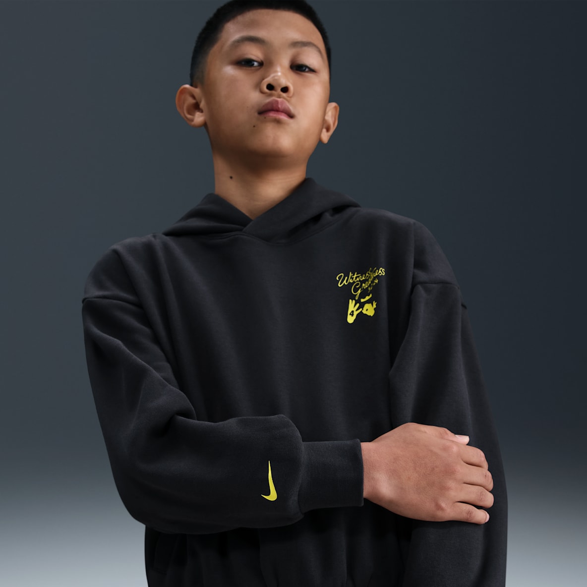 LeBron "Uncharted" 詹姆斯大童加绒套头连帽衫