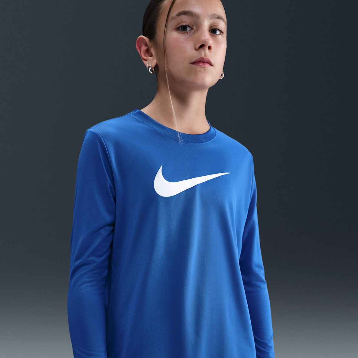 Nike Legend Dri-FIT 大童透气速干长袖T恤