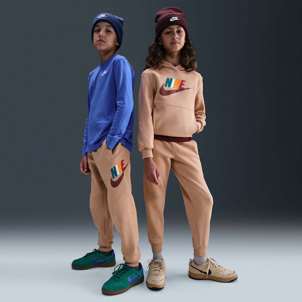 Nike Club Fleece 大童加绒长裤