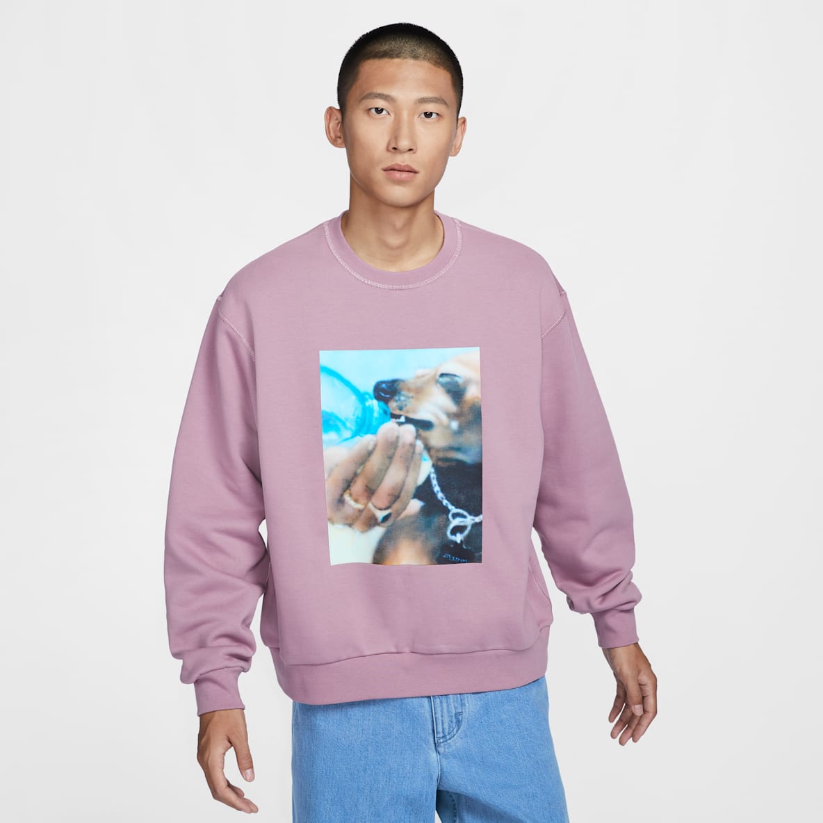 Nike SB 男/女加绒滑板圆领上衣