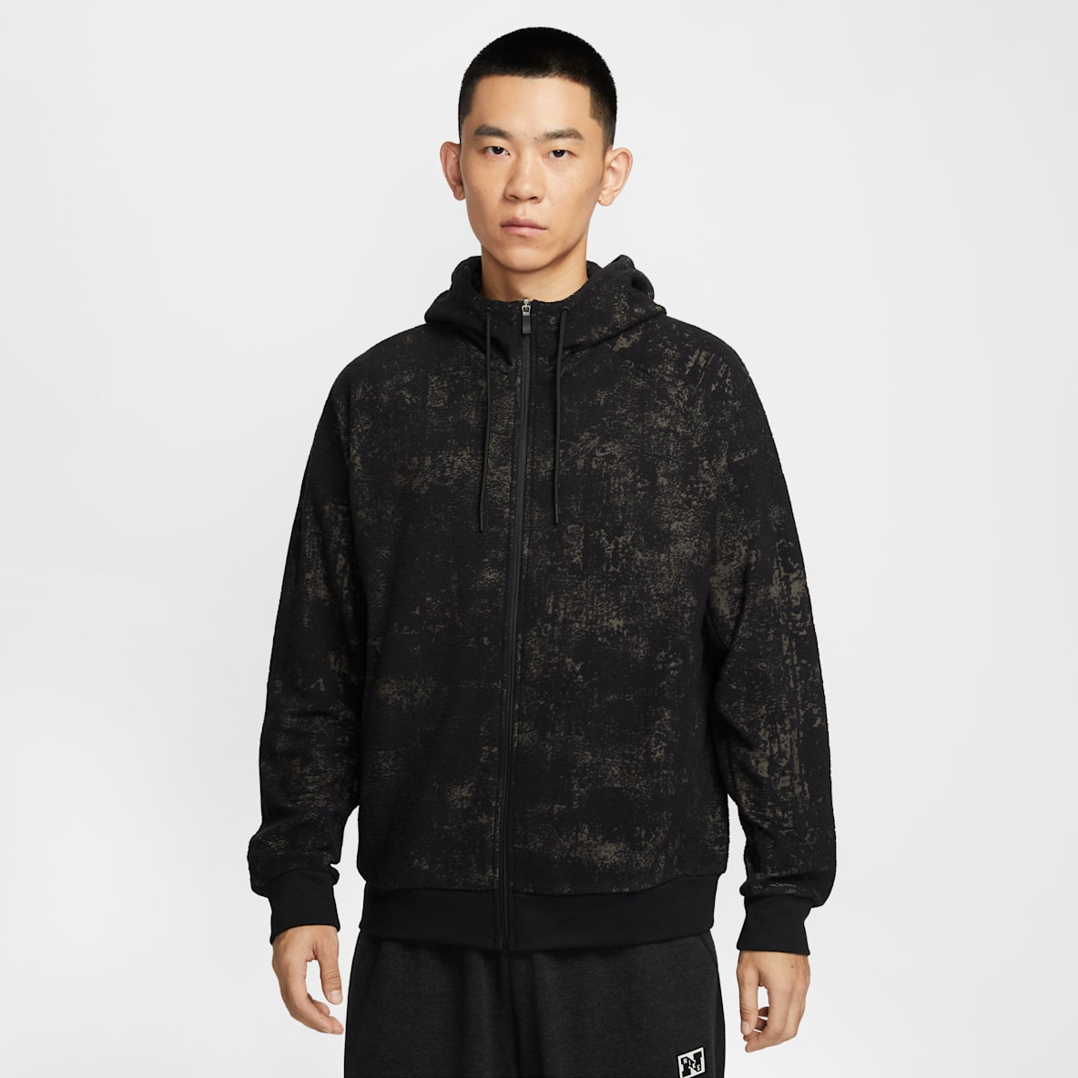 Nike Primary Therma-FIT 男子薄绒全长拉链开襟连帽衫