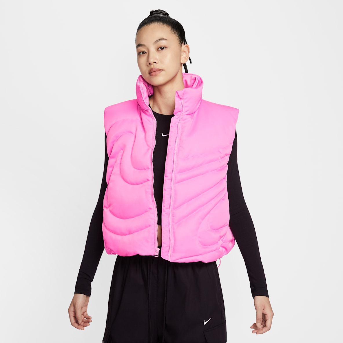 Nike Sportswear Swoosh Series 耐克暖钩羽绒服系列女子 Oversize 风羽绒马甲