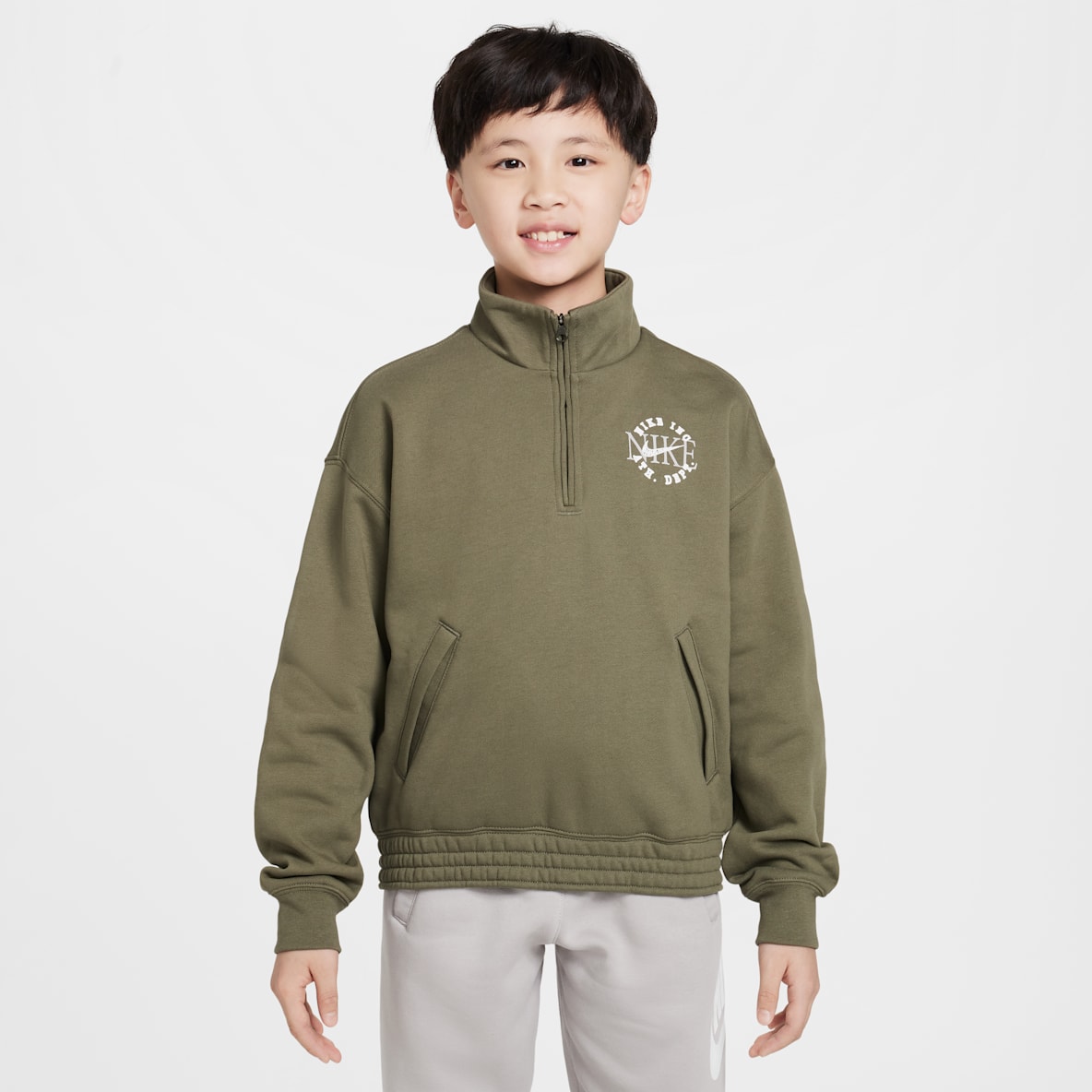 Nike Culture of Basketball 大童（男孩）加绒套头运动衫