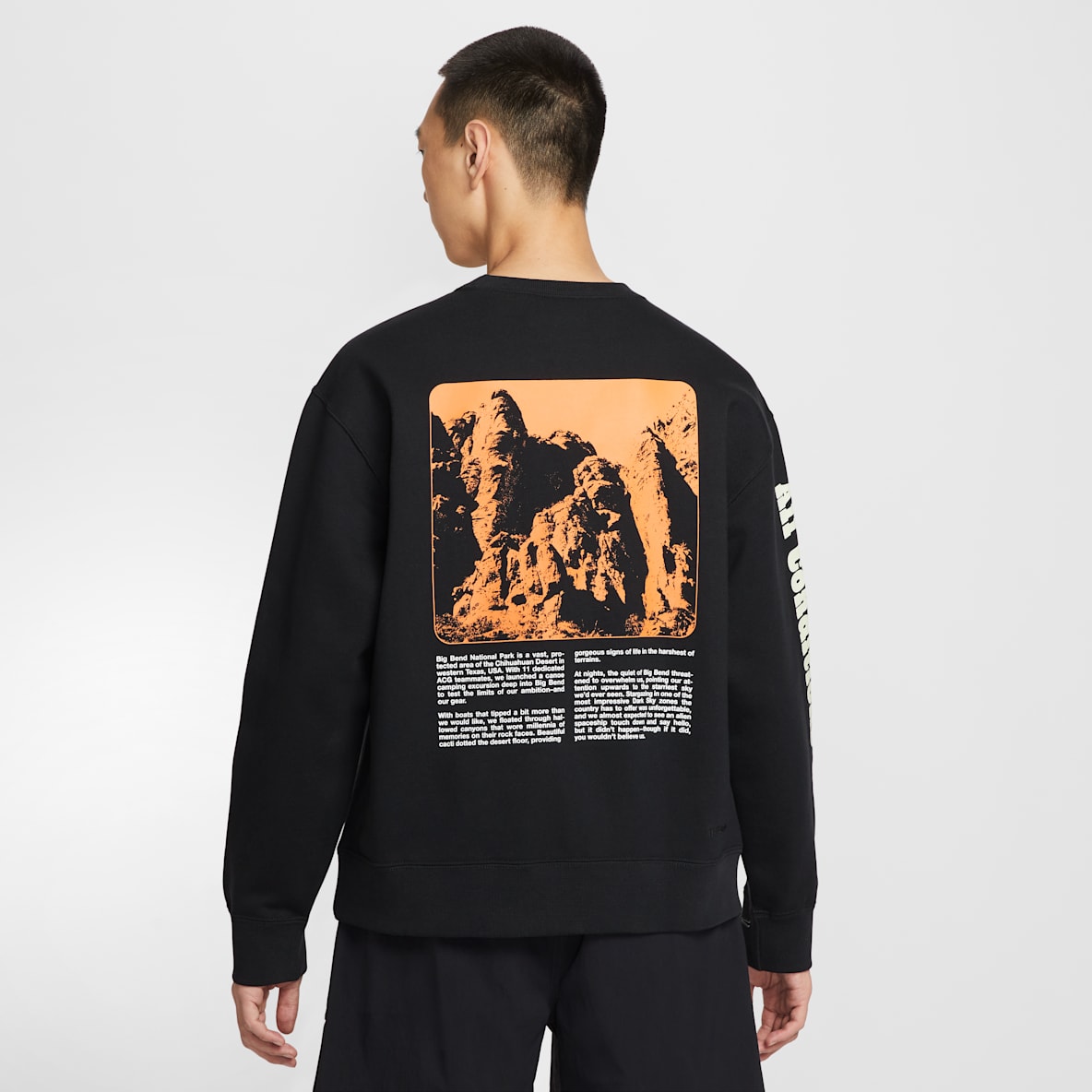 Nike ACG "Tuff Fleece" Nike ACG "Tuff Fleece" 男子拒水加绒圆领上衣