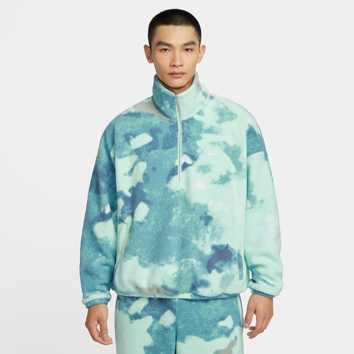 Nike Sportswear Dri-FIT 男子速干摇粒绒半长拉链开襟上衣