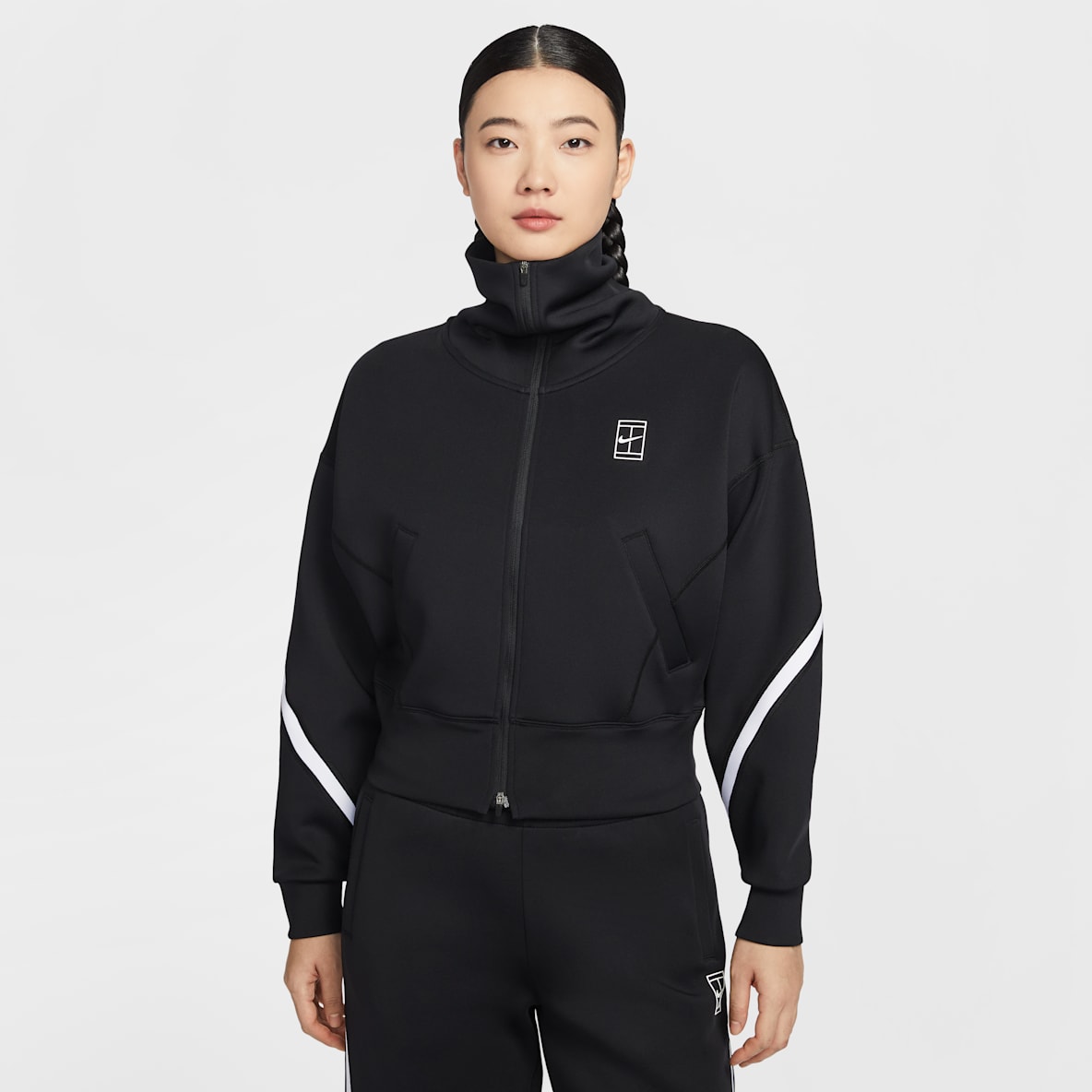 Nike Advantage Nike Advantage Dri-FIT 女子速干全长拉链开襟网球夹克