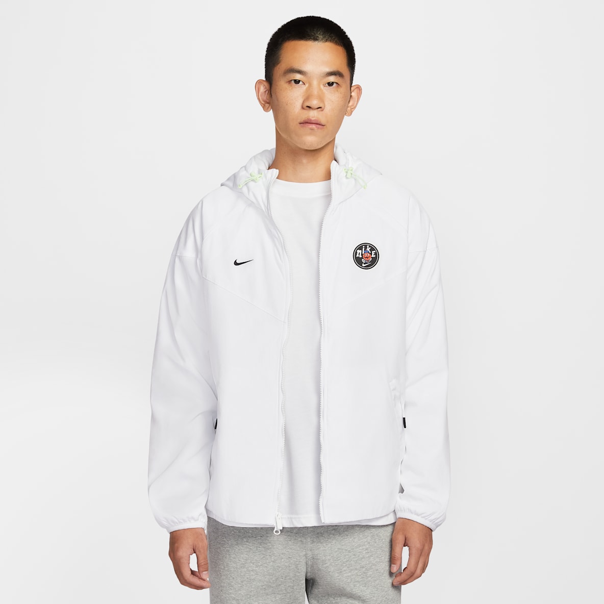 Nike Sportswear 男子摇粒绒里料宽松连帽梭织夹克