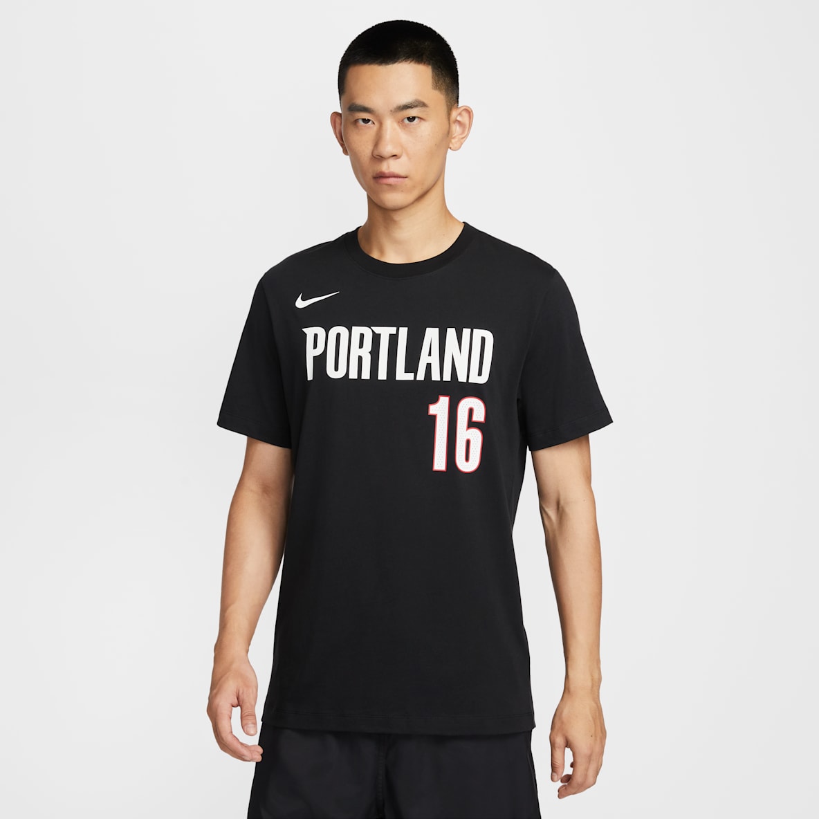 波特兰开拓者队杨瀚森 (Yang Hansen) Essential Nike NBA 男子T恤