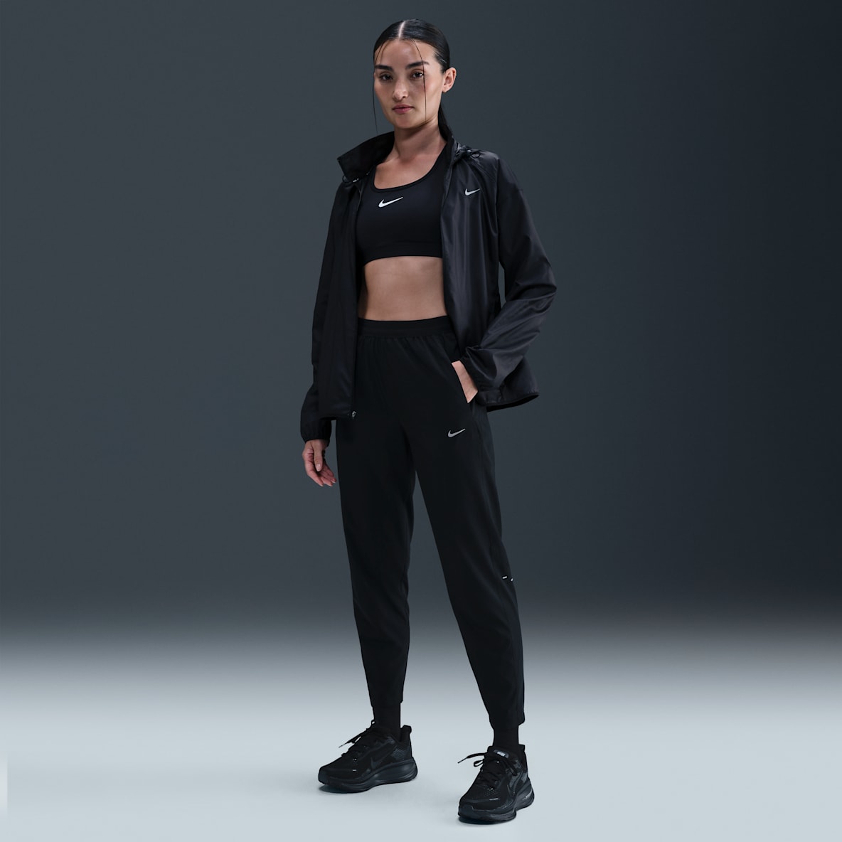 Nike Tempo Dri-FIT 女子速干中腰跑步九分裤