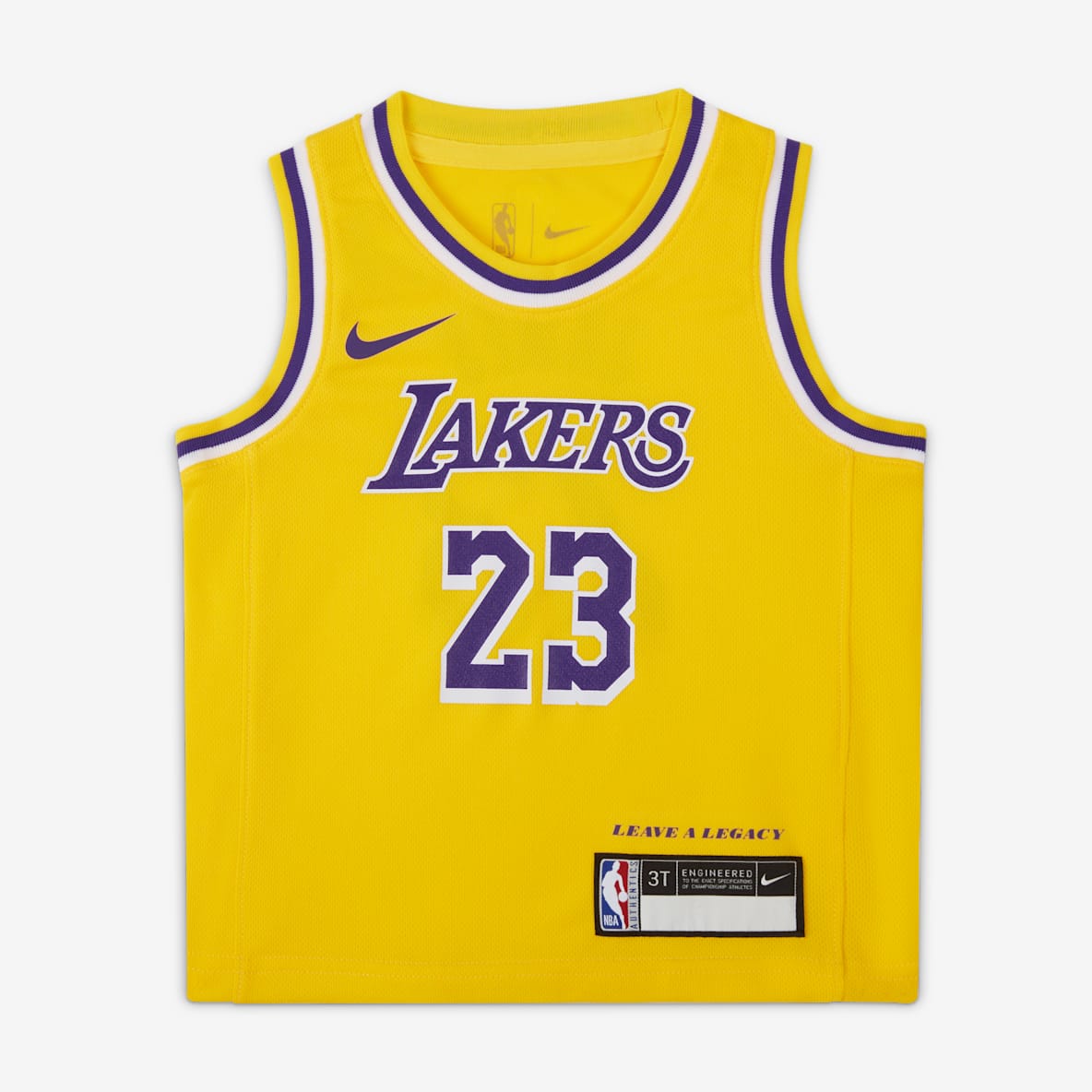 洛杉矶湖人队勒布朗·詹姆斯 (LeBron James) Icon Edition Nike NBA Jersey 婴童球衣