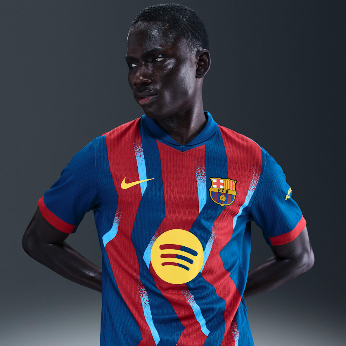 2025/26 赛季巴萨第四球衣球员版 Nike Dri-FIT ADV 男子速干足球球衣