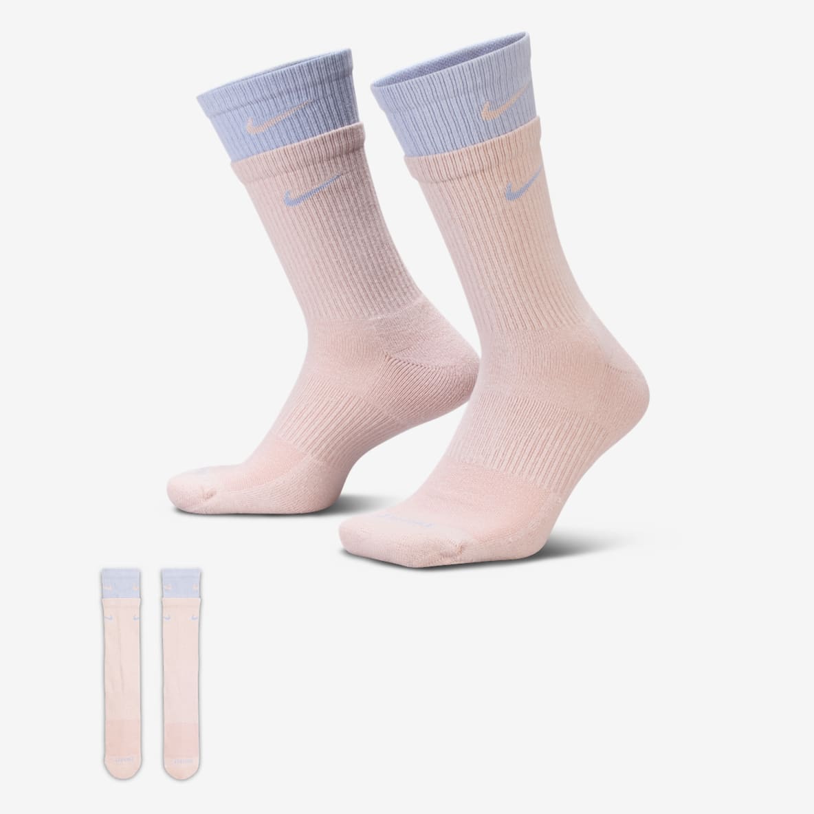 Nike Everyday Plus Nike Everyday Plus 舒适速干中筒训练袜(1 双)