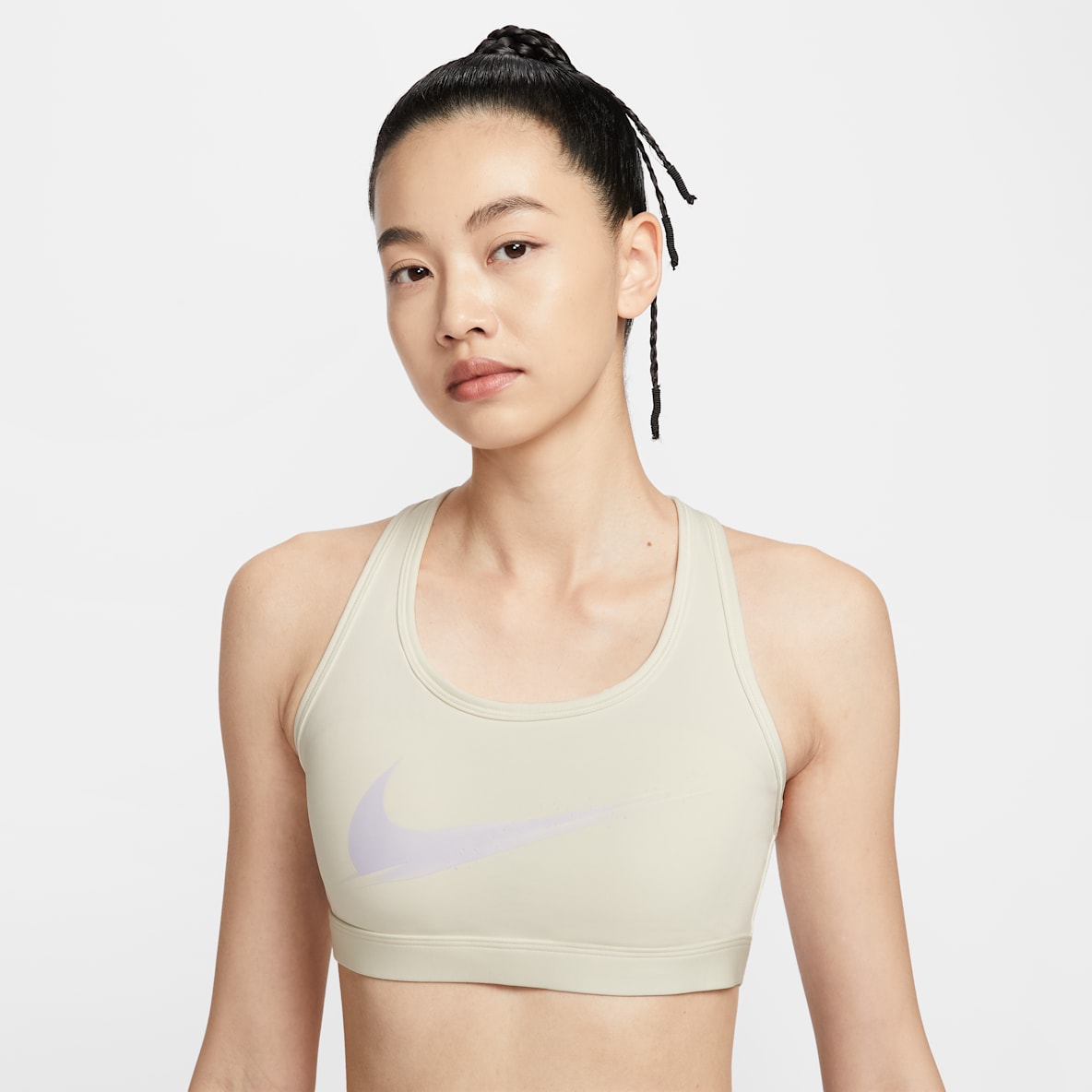 Nike Swoosh 女子速干中强度支撑衬垫运动内衣