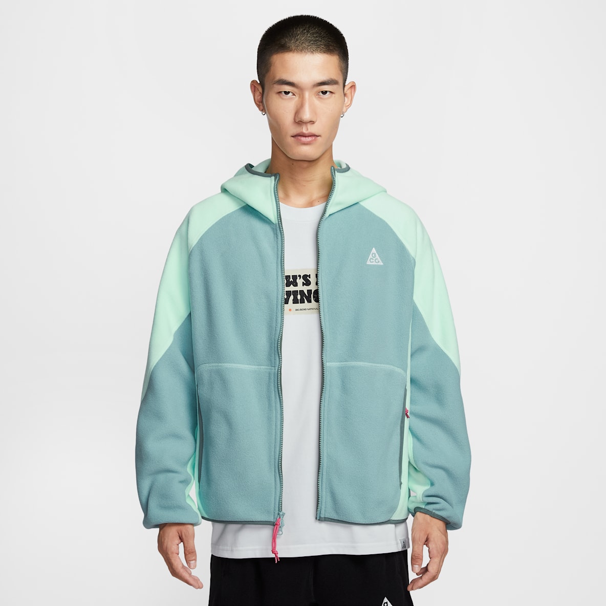 Nike ACG "Wolf Tree" 男子摇粒绒全长拉链开襟连帽衫