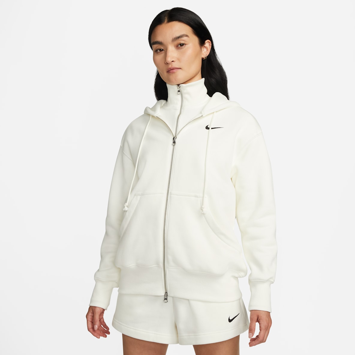 Nike Sportswear Phoenix Fleece Nike Sportswear Phoenix Fleece 女子 Oversize 风全长拉链开襟加绒连帽衫