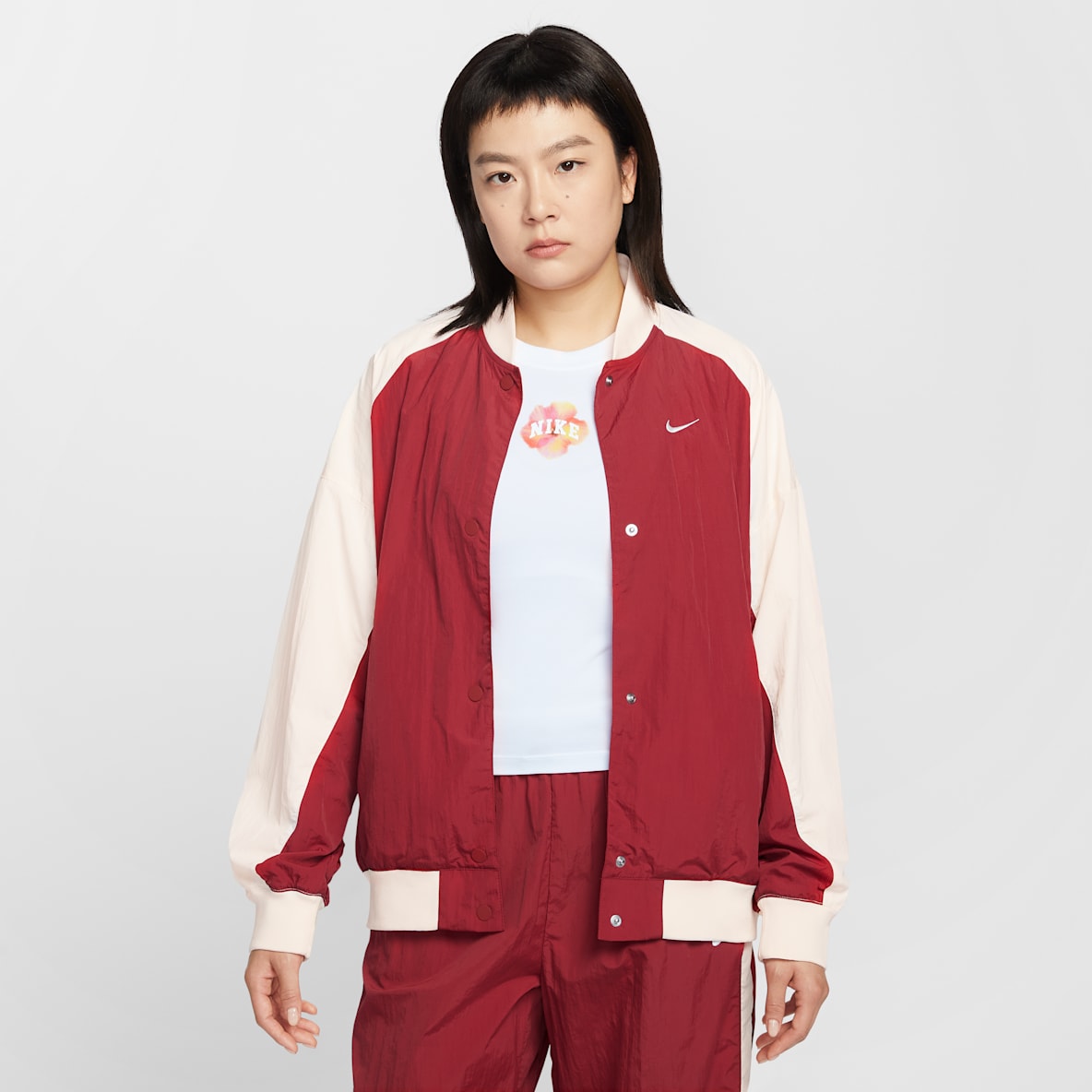 Nike Sportswear 女子 Oversize 风运动夹克