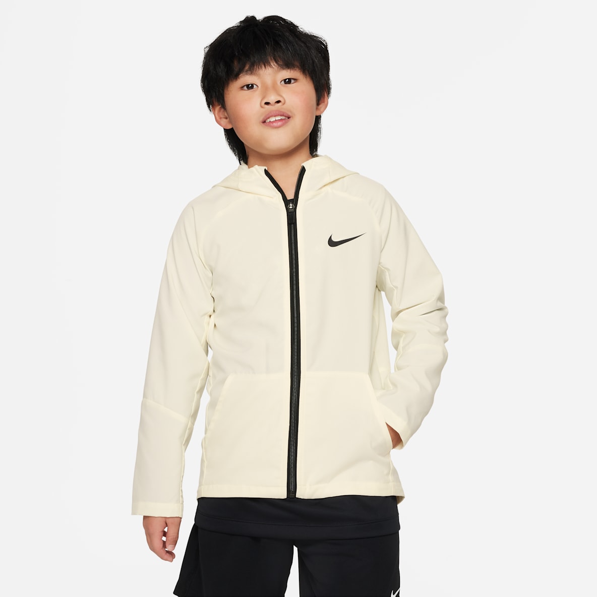 Nike Dri-FIT 大童速干舒爽梭织防晒训练夹克