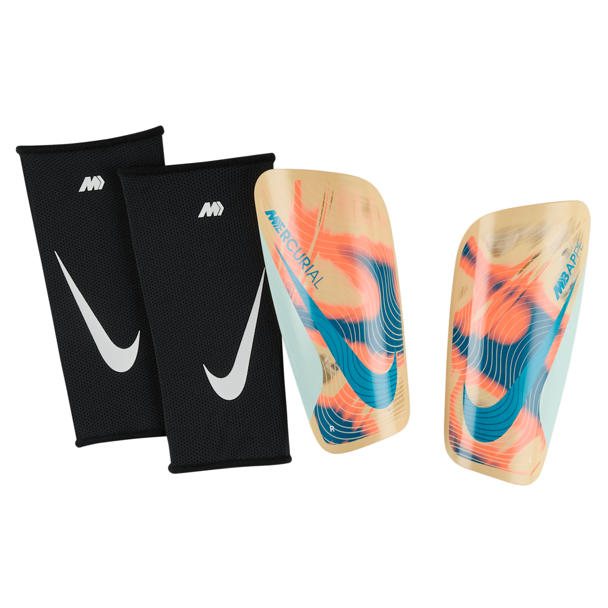 Nike Mercurial Lite "Kylian Mbappé" 耐克刺客系列姆巴佩足球护腿板（1 对）