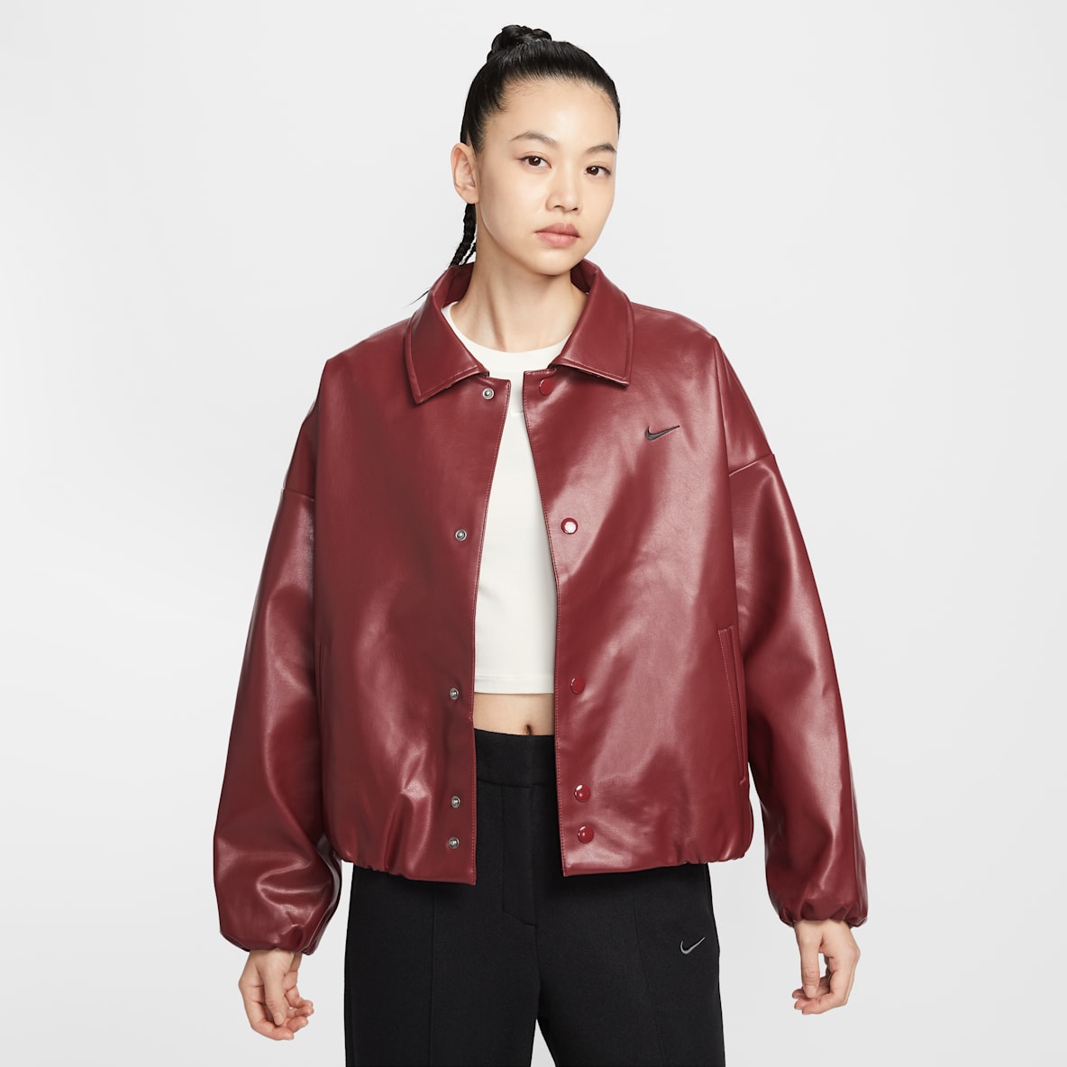 Nike Sportswear Nike Sportswear 圣诞系列女子 Oversize 风教练夹克