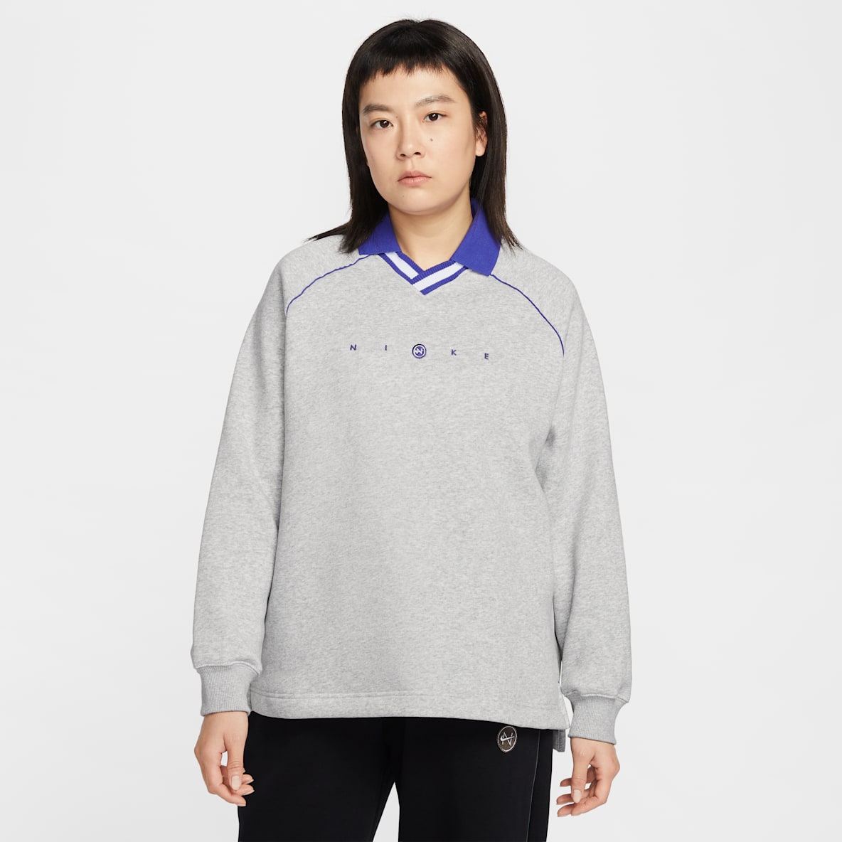 Nike Sportswear Phoenix Fleece Nike Sportswear Phoenix Fleece 女子 Oversize 风图案加绒翻领上衣