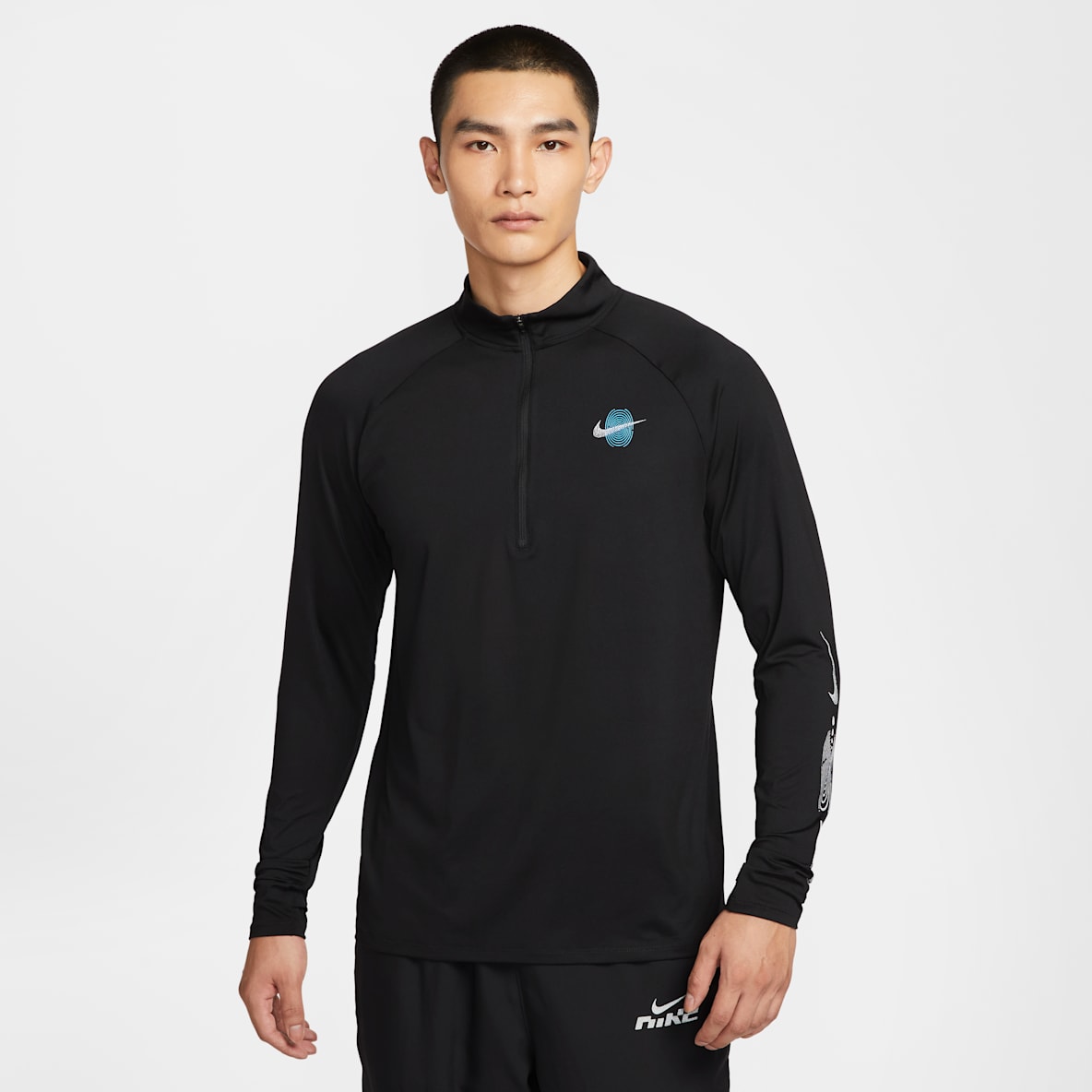 Nike Stride Dri-FIT 男子防晒速干跑步上衣