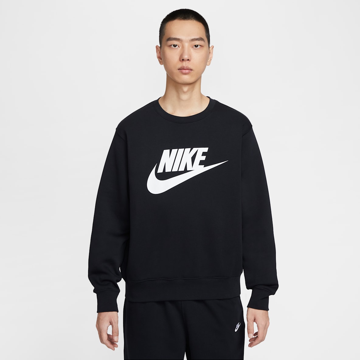 Nike Sportswear Club Nike Sportswear Club 男子印花加绒圆领上衣