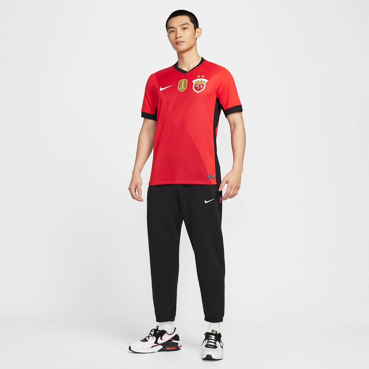 2025 赛季上海海港主场球迷版 Nike Dri-FIT 男子速干足球球衣