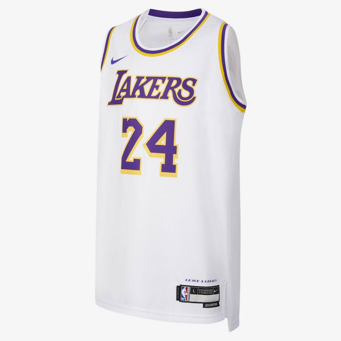 洛杉矶湖人队 Association Edition 洛杉矶湖人队 Association Edition Nike NBA Swingman Jersey 大童(男孩)速干球衣