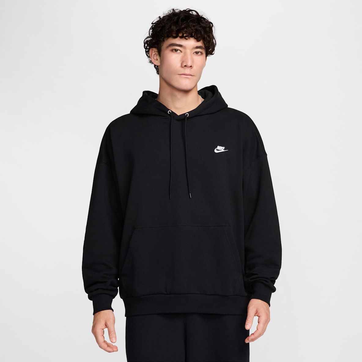 Nike Club Fleece 男子 Oversize 风法式毛圈套头连帽衫