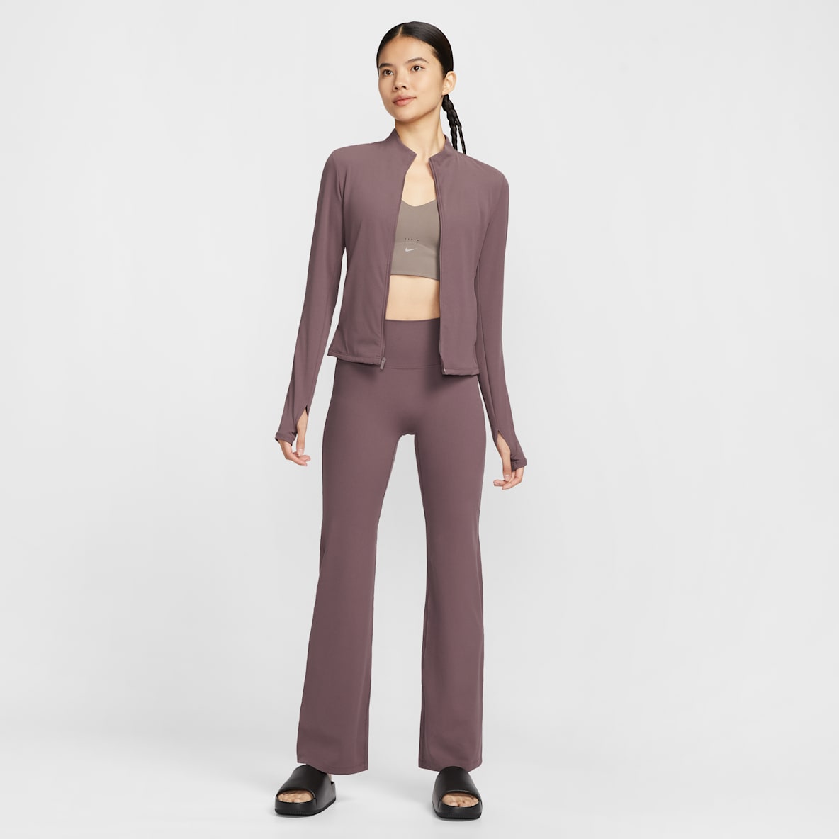 Nike Zenvy 女子速干高腰喇叭紧身裤