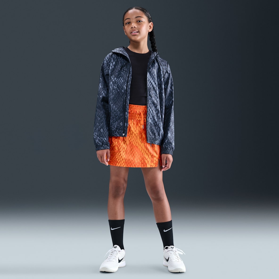 Kobe 科比大童（女孩）轻便型拒水梭织半身裙