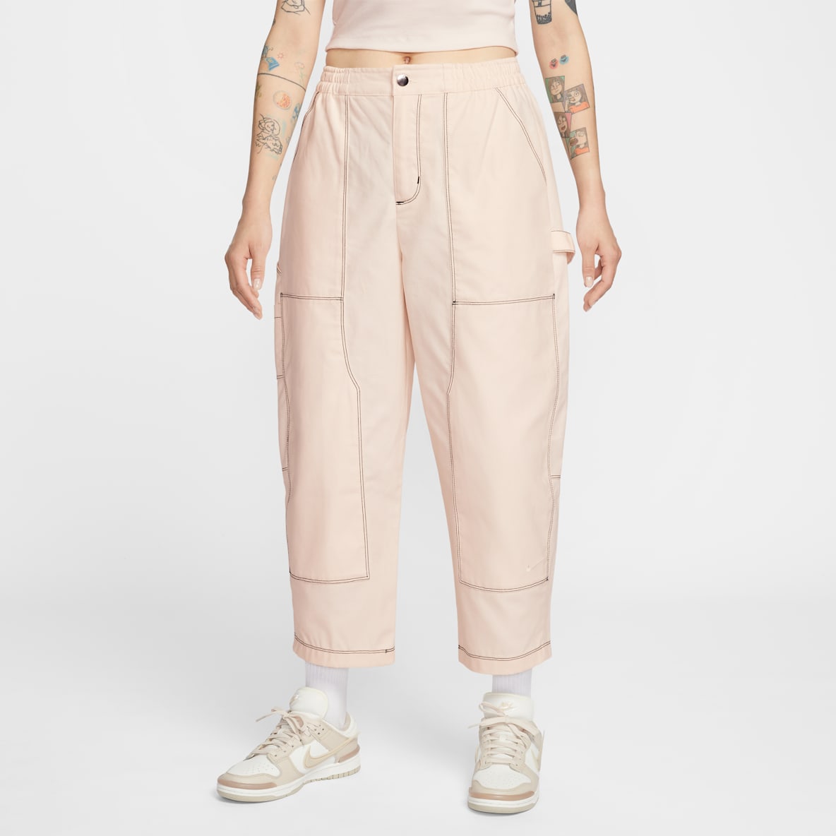 Nike Sportswear 女子宽松低腰工装九分裤