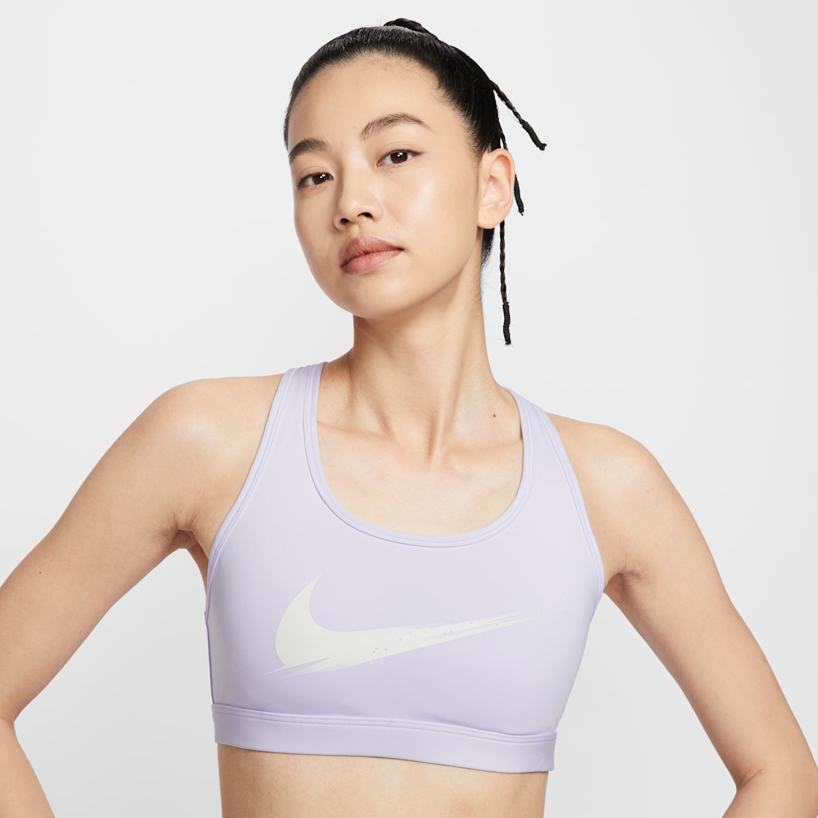 Nike Swoosh 女子速干中强度支撑衬垫运动内衣