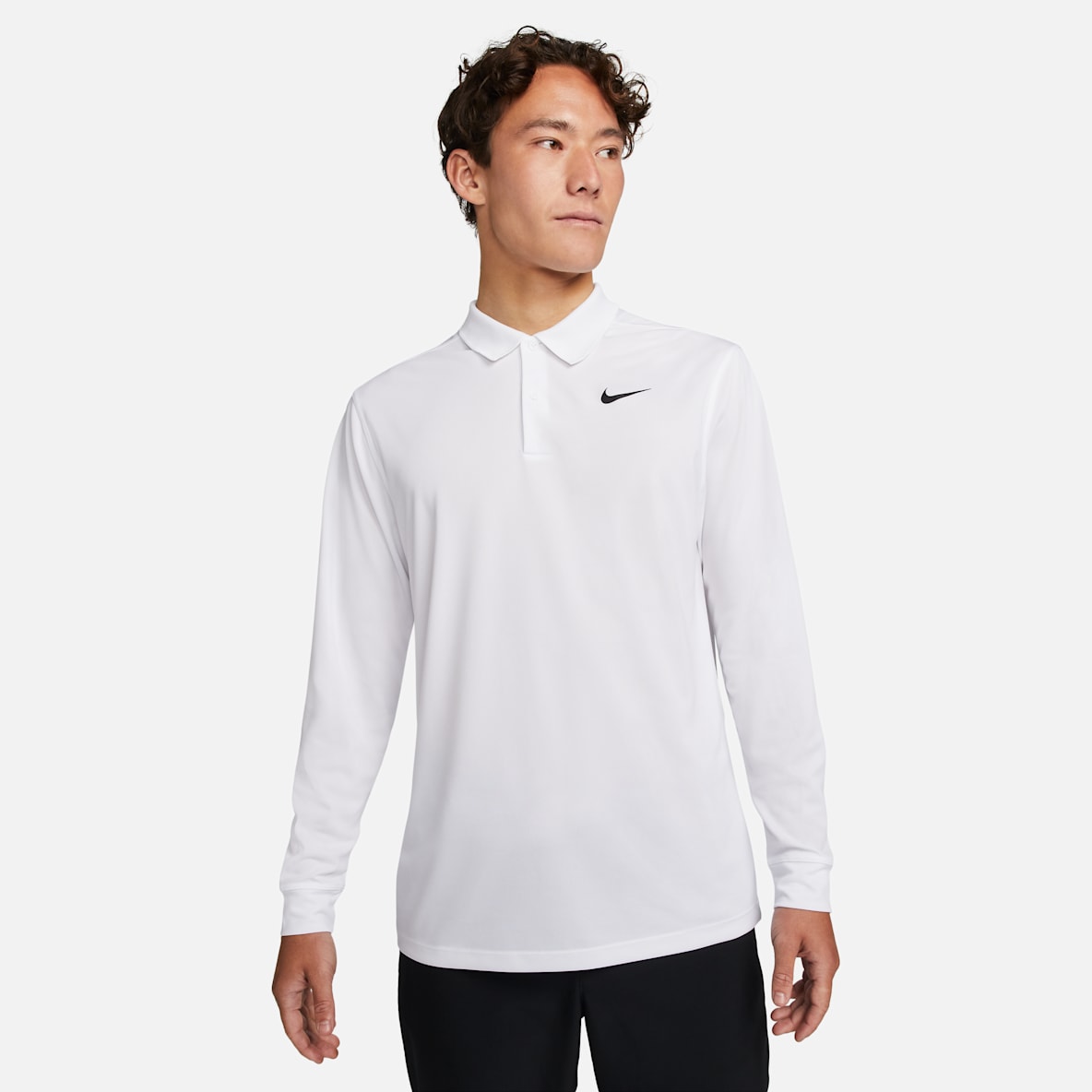 Nike Dri-FIT Victory 男子速干长袖高尔夫翻领T恤