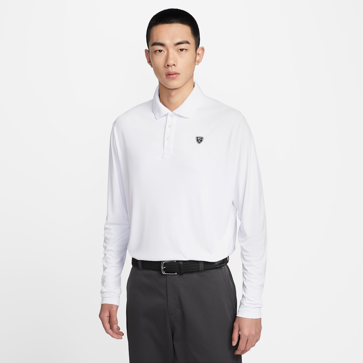 Nike Par Dri-FIT 男子防晒速干长袖高尔夫翻领T恤