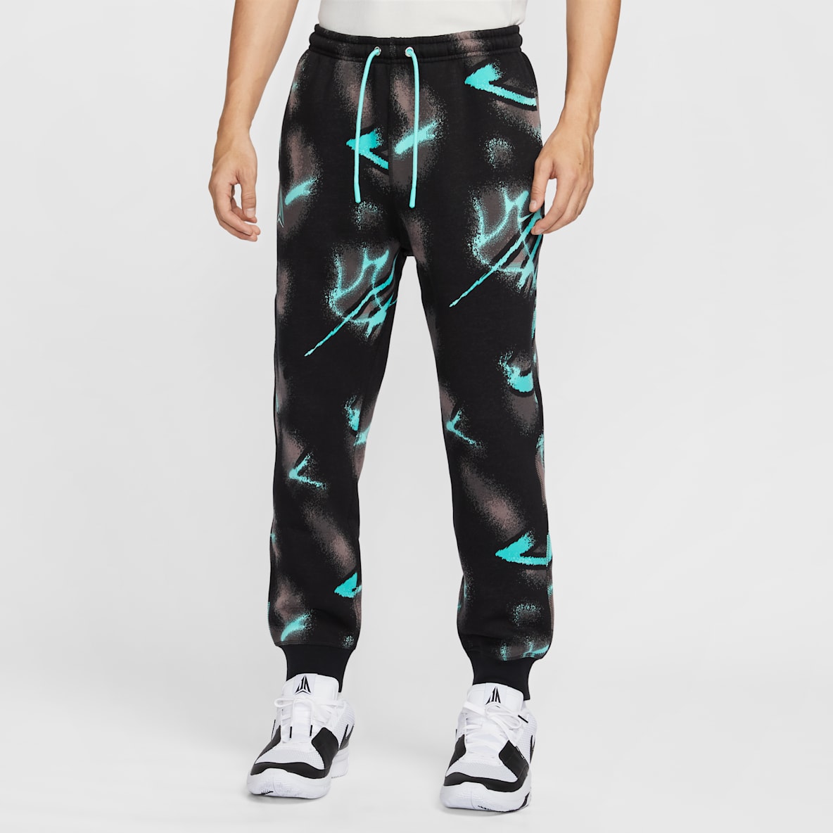 Ja Club Fleece 莫兰特男子加绒篮球长裤