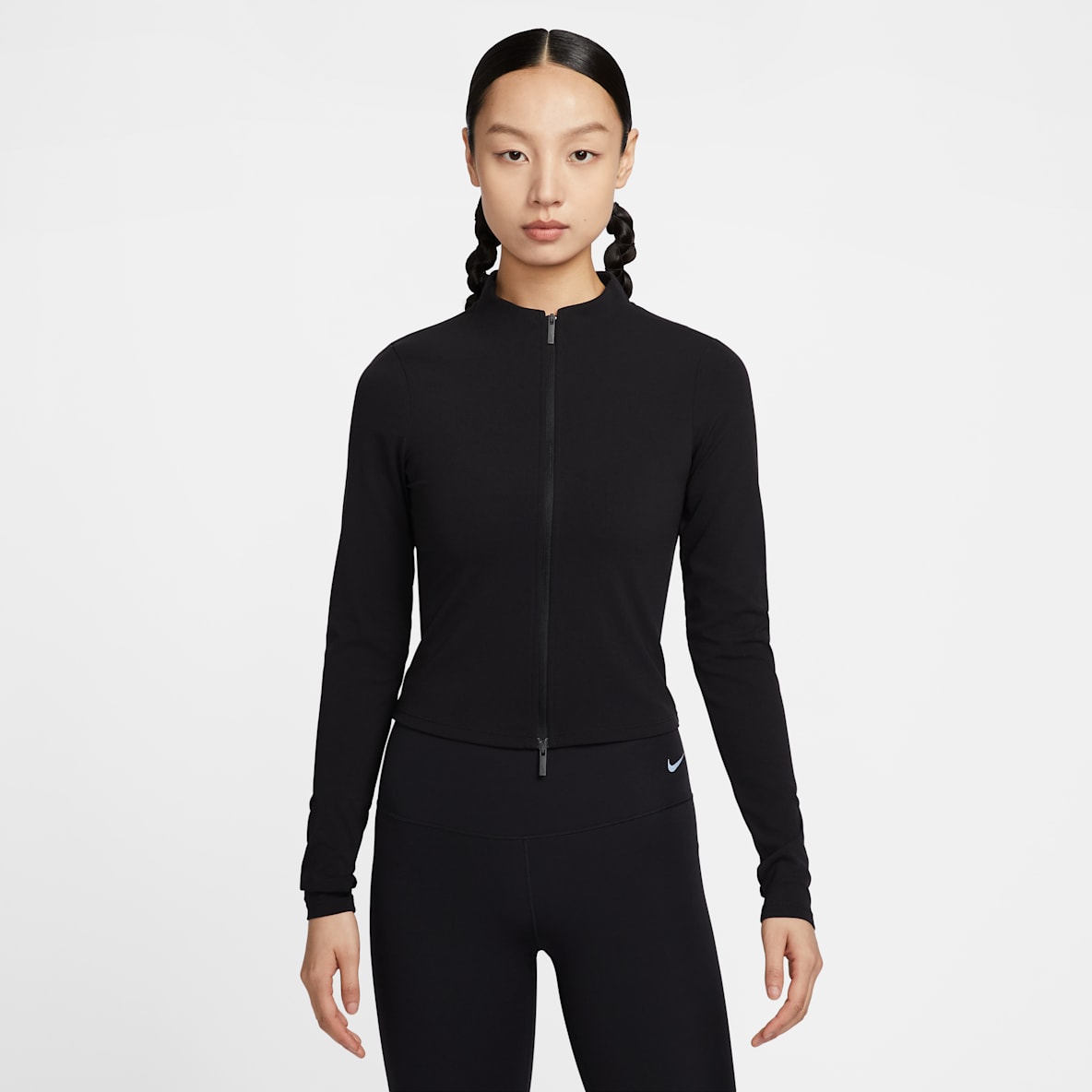 Nike Zenvy Dri-FIT 女子速干全长拉链开襟长袖上衣
