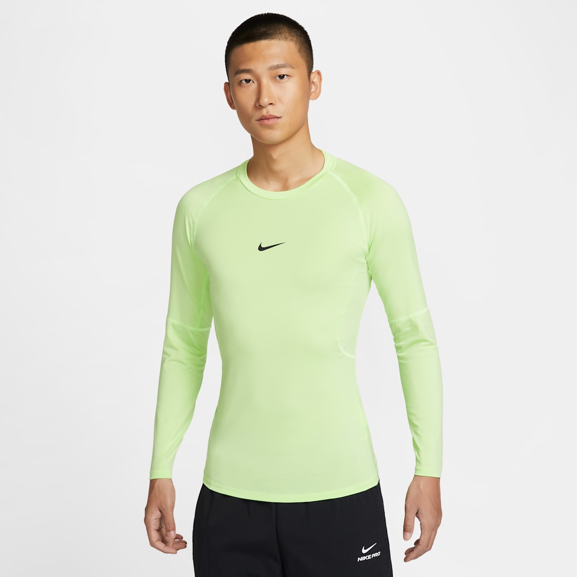 Nike Pro Dri-FIT 男子速干紧身长袖训练上衣