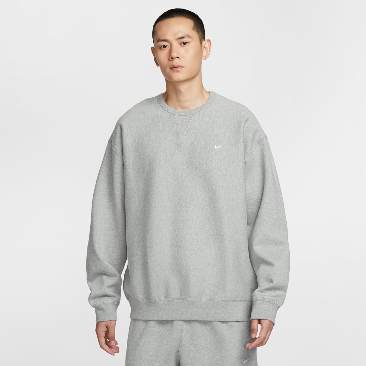 Nike Solo Swoosh 男子加绒圆领上衣