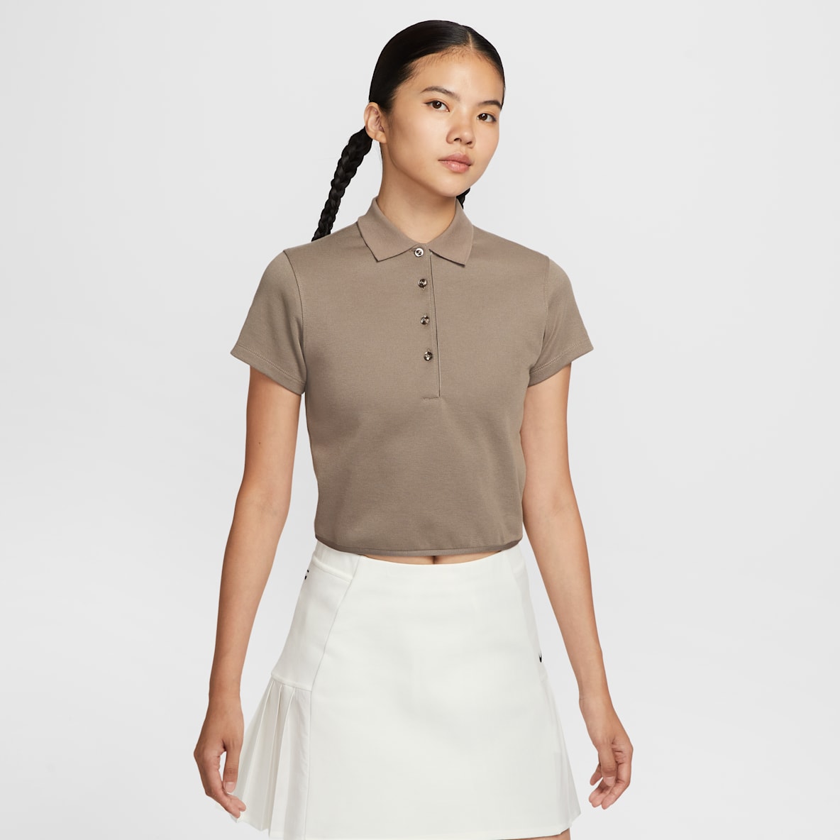 Nike 女子短袖高尔夫翻领T恤