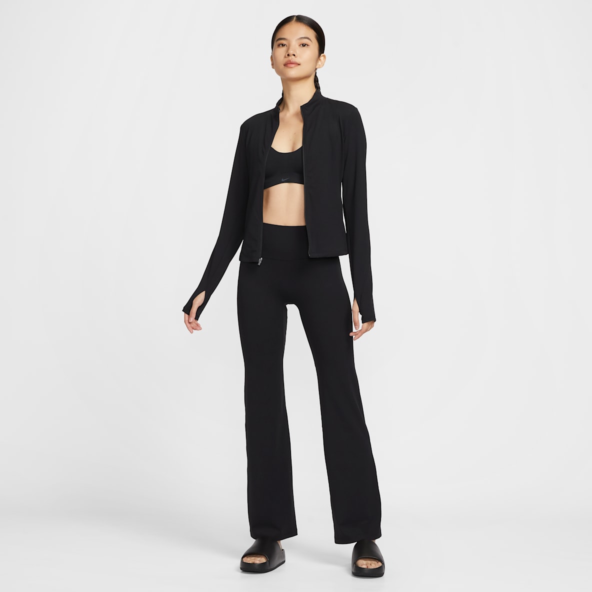 Nike Zenvy 女子速干高腰喇叭紧身裤