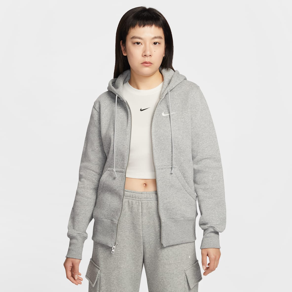 Nike Sportswear Phoenix Fleece Nike Sportswear Phoenix Fleece 女子全长拉链开襟加绒连帽衫