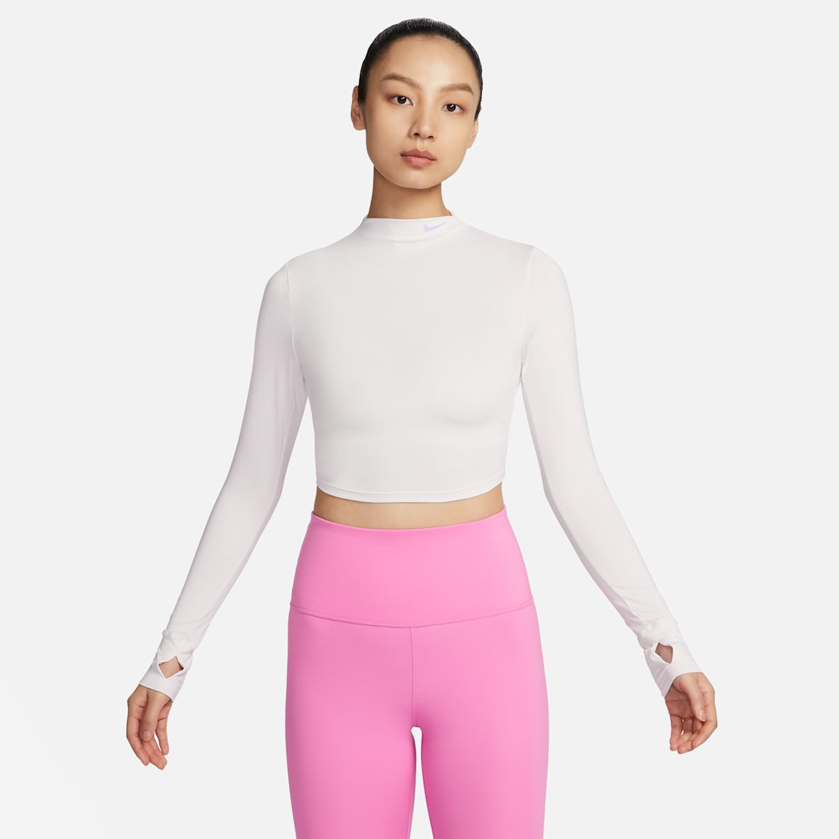 Nike Dri-FIT One Luxe 女子速干长袖短款上衣